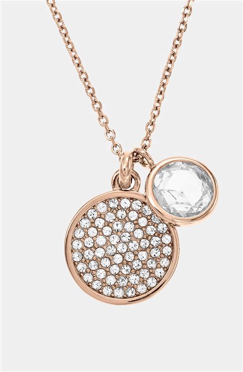 michael kors brilliance necklace|michael kors necklace for women.